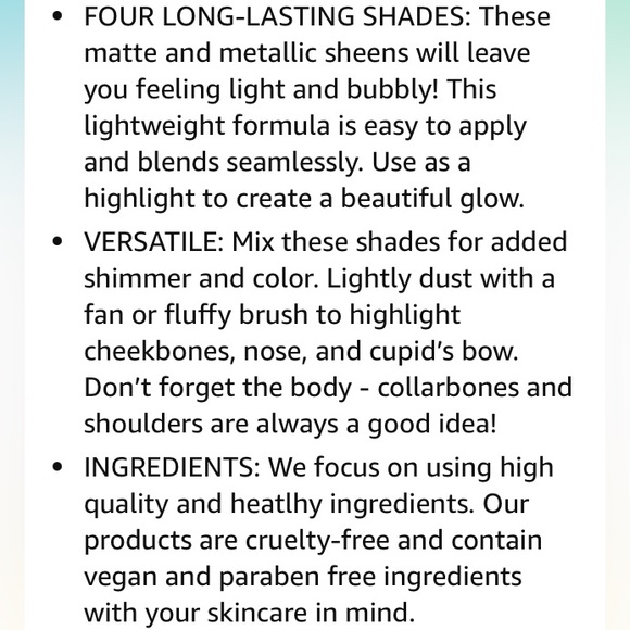 NIB Cotton Candy Champagne Blushlighter Palette - Picture 10 of 16